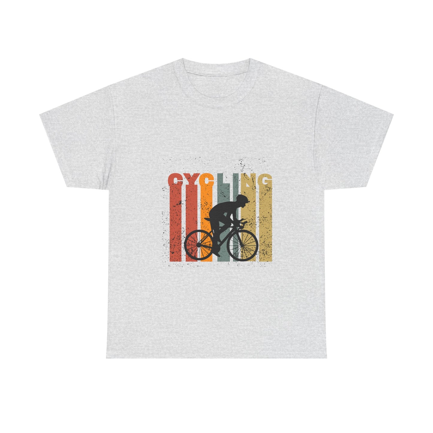 Vintage Cycling Unisex Heavy Cotton Tee - Perfect for Bike Lovers