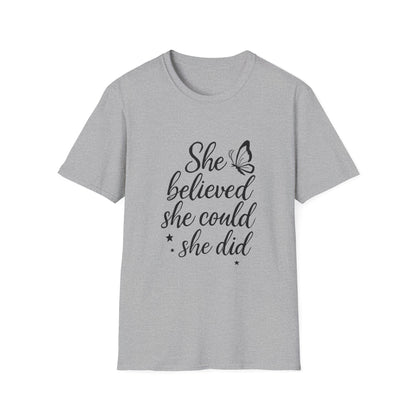 She Believed She Could | Confidence Tee