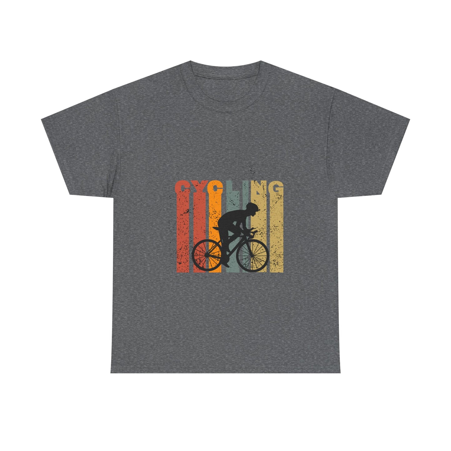 Vintage Cycling Unisex Heavy Cotton Tee - Perfect for Bike Lovers