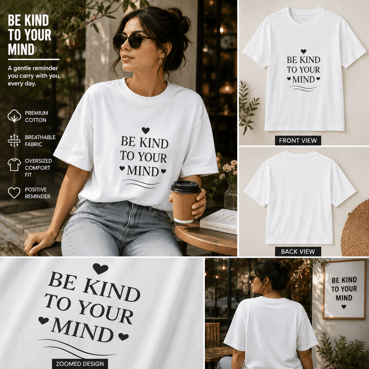 Be Kind To Your Mind | Mental Health Tee