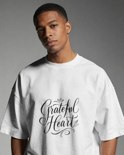 Grateful Heart White