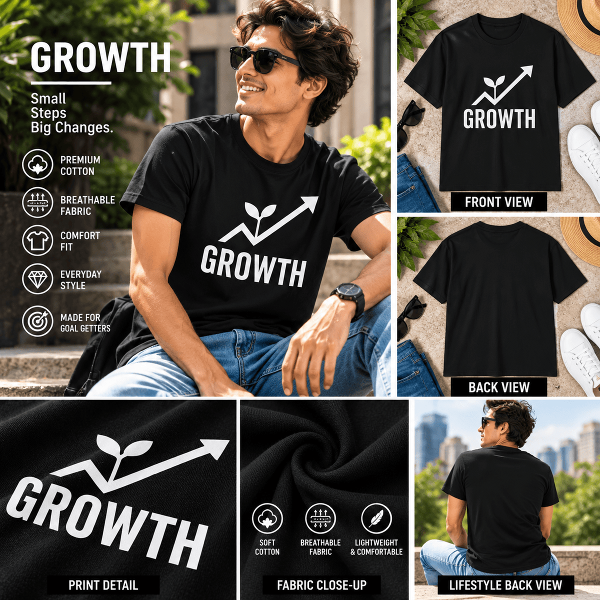 Growth | Minimalist Mindset Tee