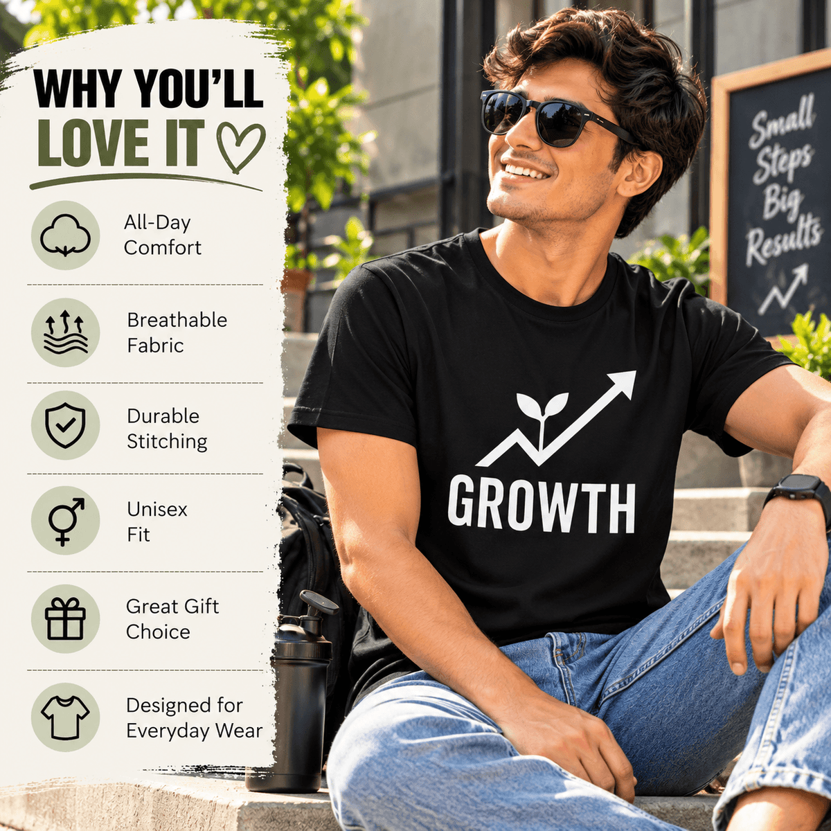 Growth | Minimalist Mindset Tee