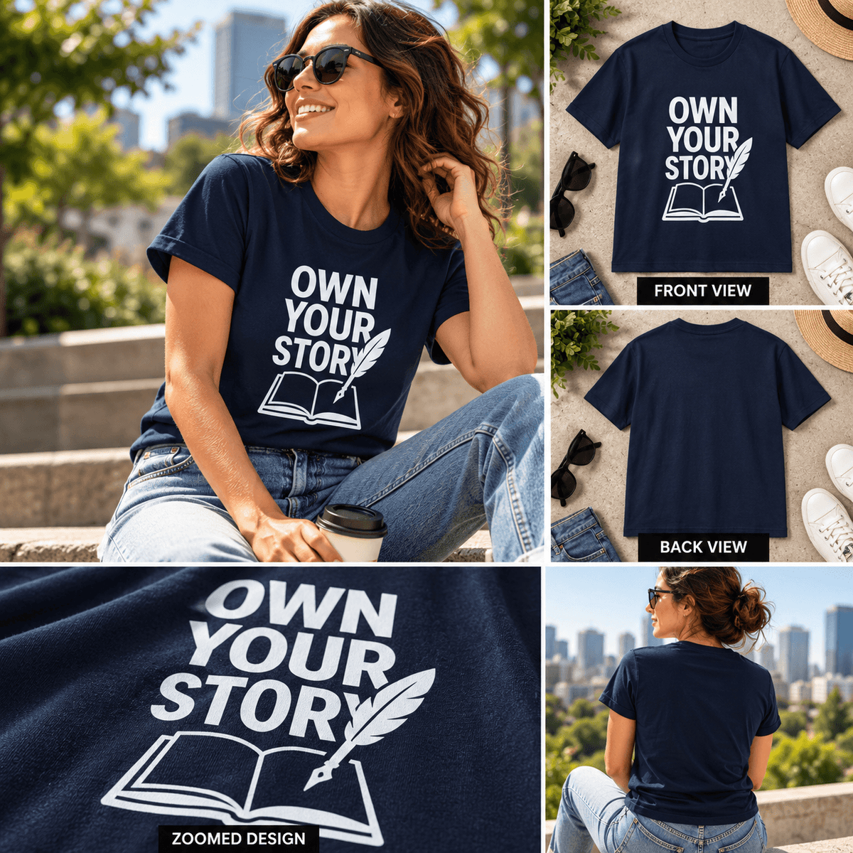 Own Your Story | Empowerment Tee Inspirational Graphic Tee