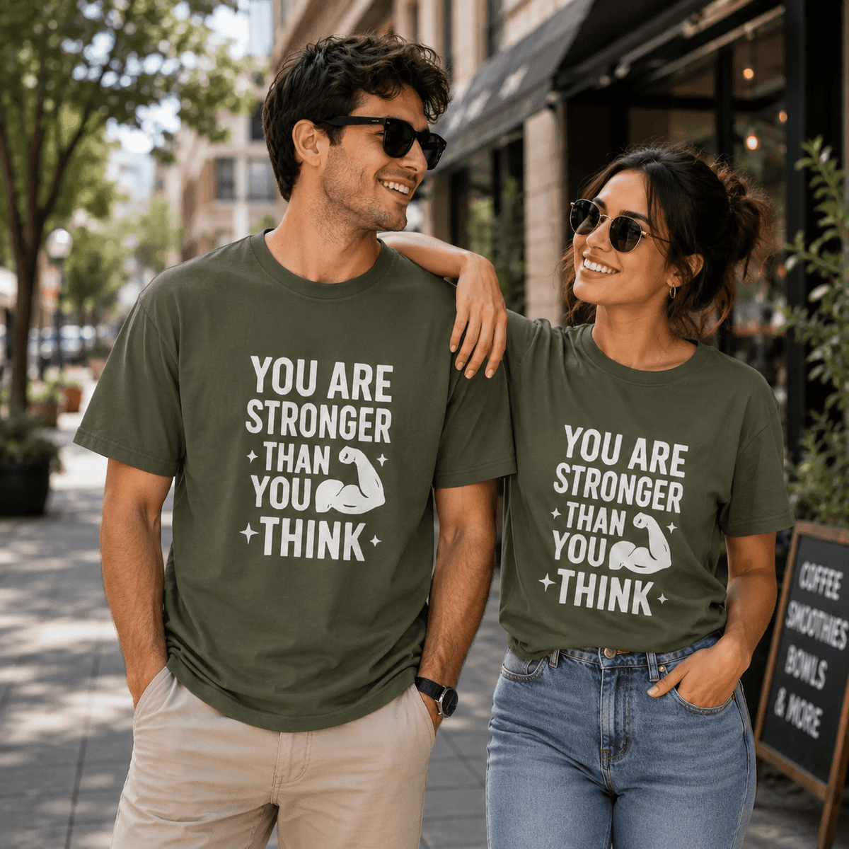 You Are Stronger Than You Think | Mental Health Graphic Tee