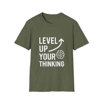 Level Up Your Thinking | Growth Mindset Tee - Positivity Prints