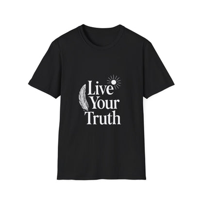 Live Your Truth | Authentic Self Tee - Positivity Prints