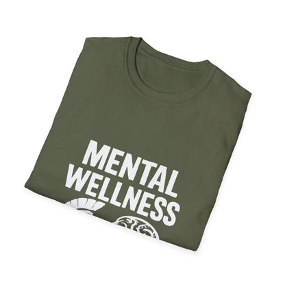 Mental Wellness Warrior | Mental Health Tee - Positivity Prints