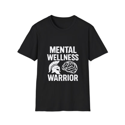 Mental Wellness Warrior | Mental Health Tee - Positivity Prints