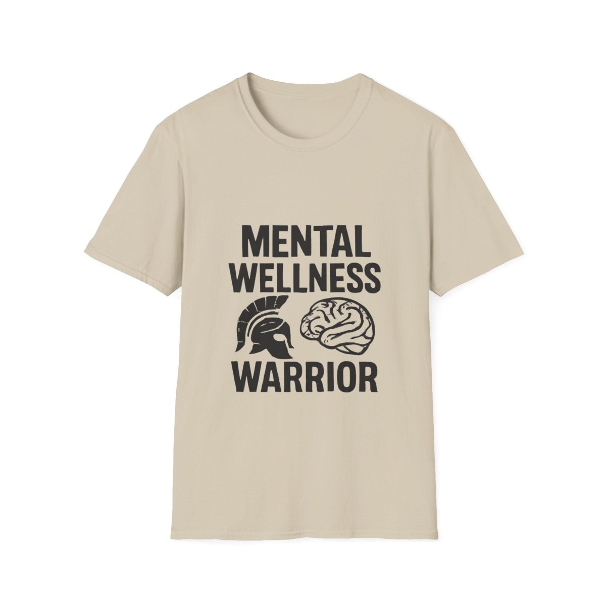 Mental Wellness Warrior | Mental Health Tee - Positivity Prints