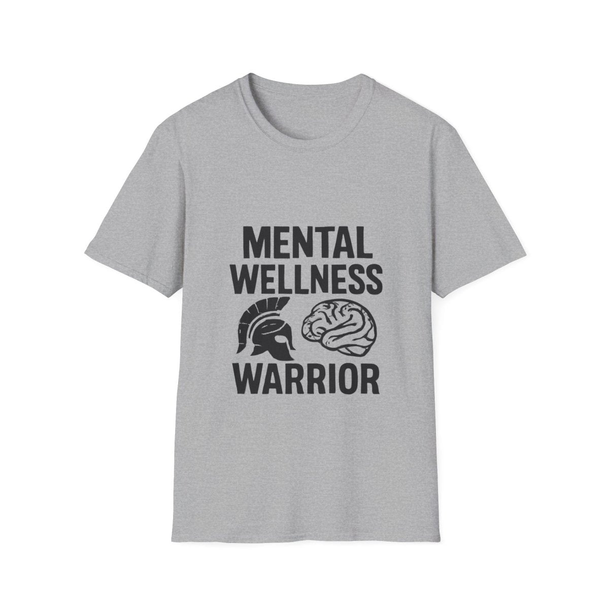 Mental Wellness Warrior | Mental Health Tee - Positivity Prints