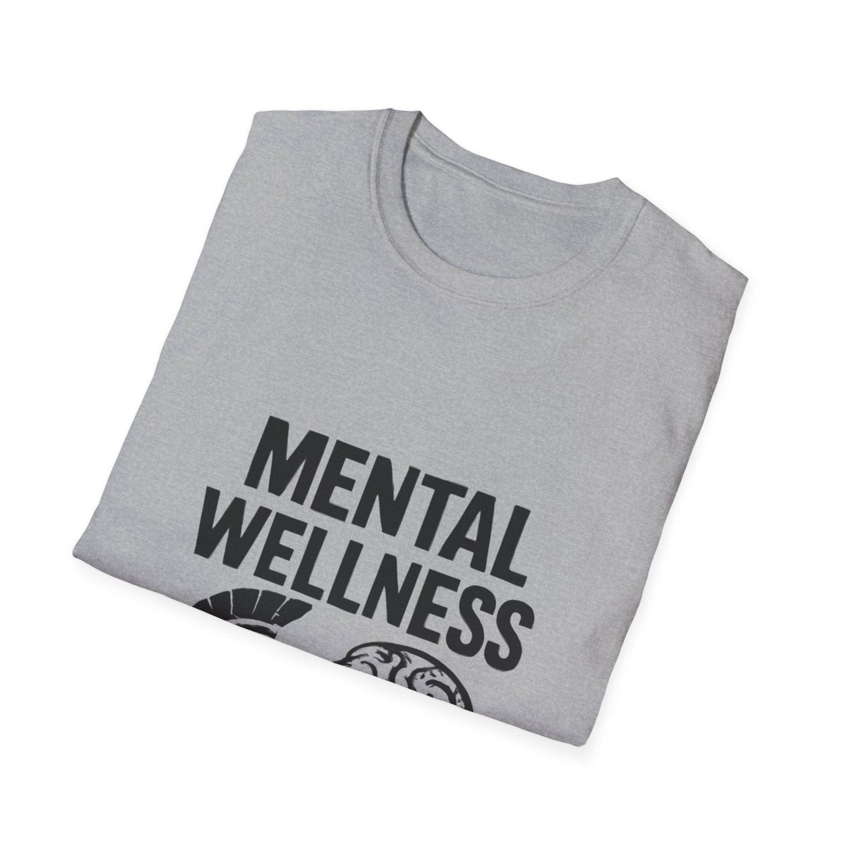 Mental Wellness Warrior | Mental Health Tee - Positivity Prints
