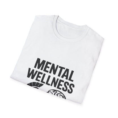 Mental Wellness Warrior | Mental Health Tee - Positivity Prints