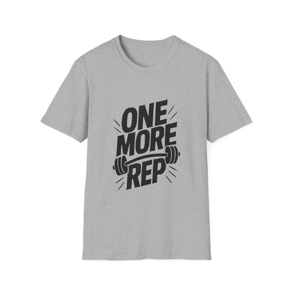One More Rep | Gym Workout Tee - Positivity Prints