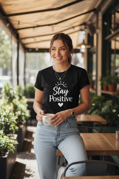 Stay Positive | Positive Mindset Tee - Positivity Prints