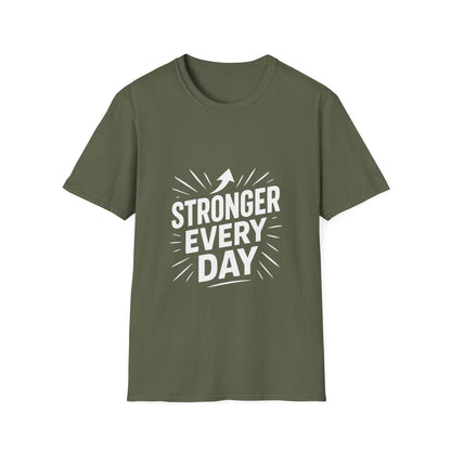Stronger Every Day | Growth Mindset Tee - Positivity Prints