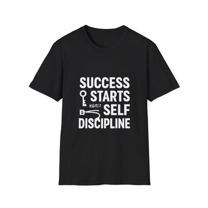 Success Starts With Discipline | Success Mindset Tee - Positivity Prints