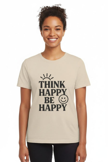 Think Happy Be Happy | Positive Mindset Tee - Positivity Prints