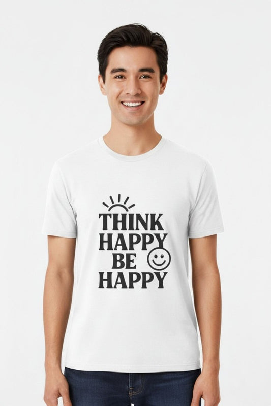 Think Happy Be Happy | Positive Mindset Tee - Positivity Prints