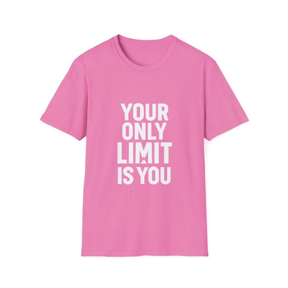 Your Only Limit Is You | Gym Motivation Tee - Positivity Prints